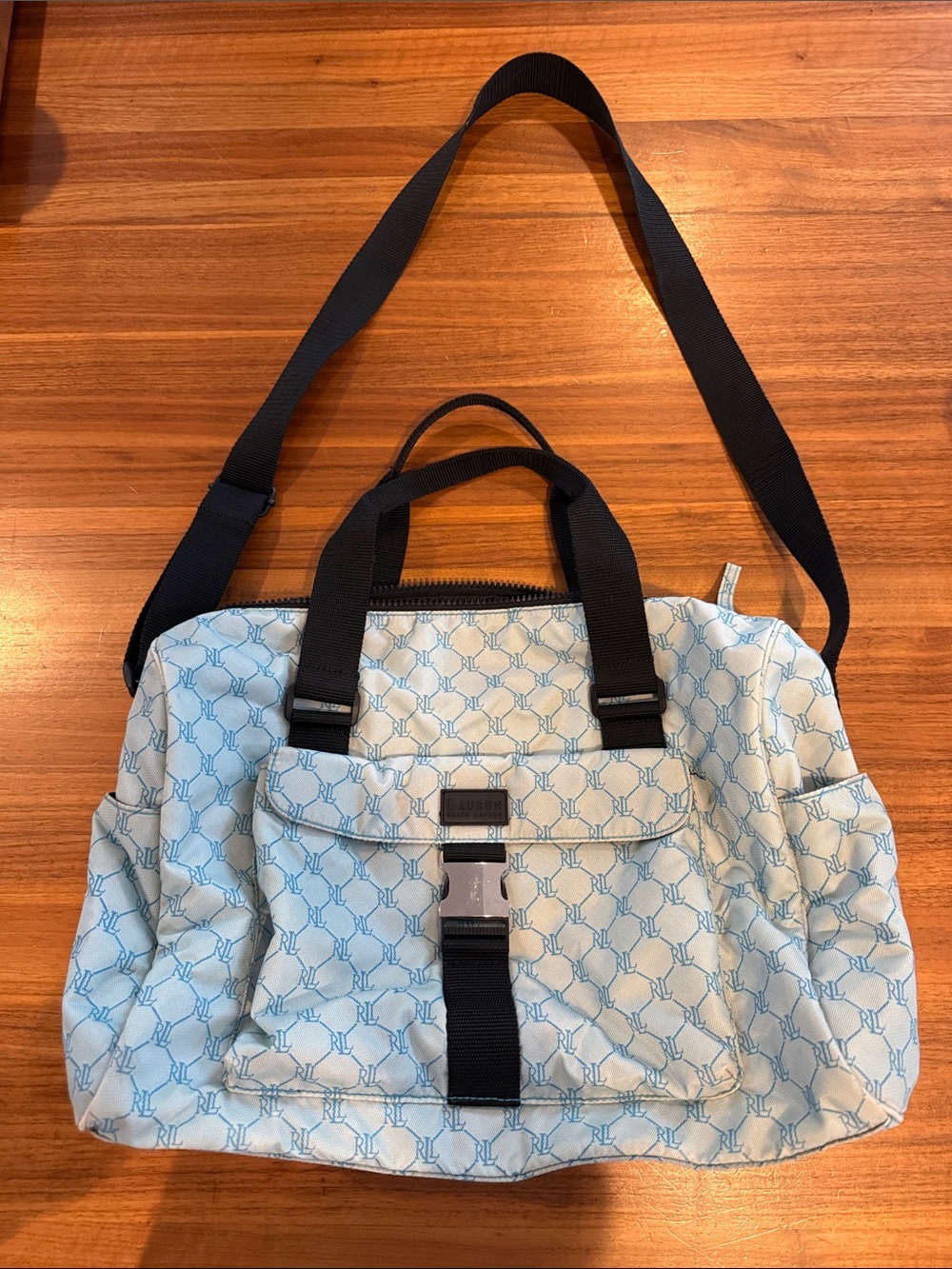 Vintage Y2K Monogram Ralph Lauren Duffle Bag